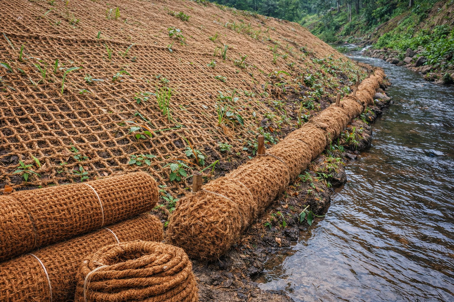 Geotextiles and Erosion Control application