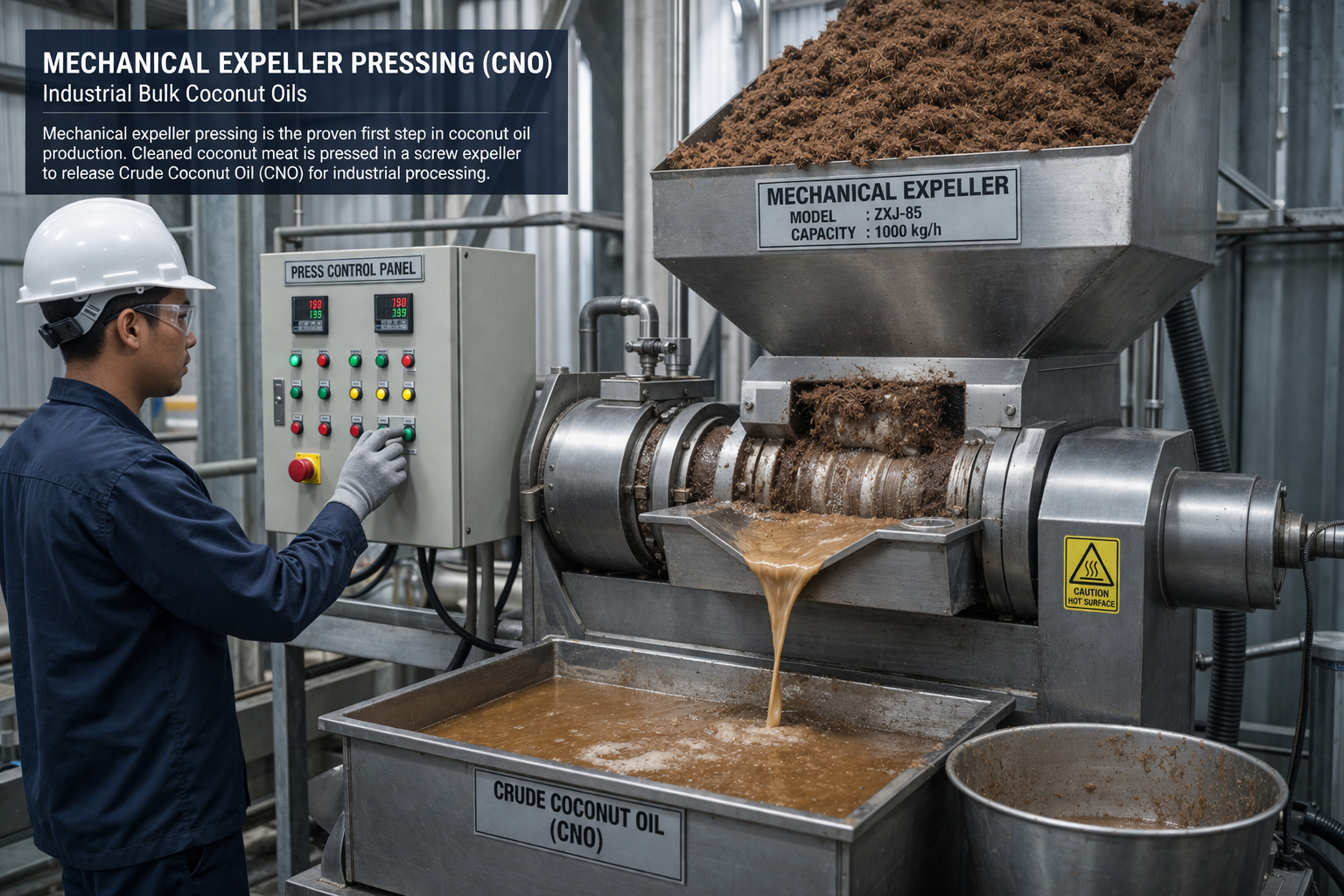 Expeller pressing machine